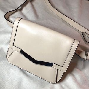 Time’s Arrow Dance Belt Bag in Bone